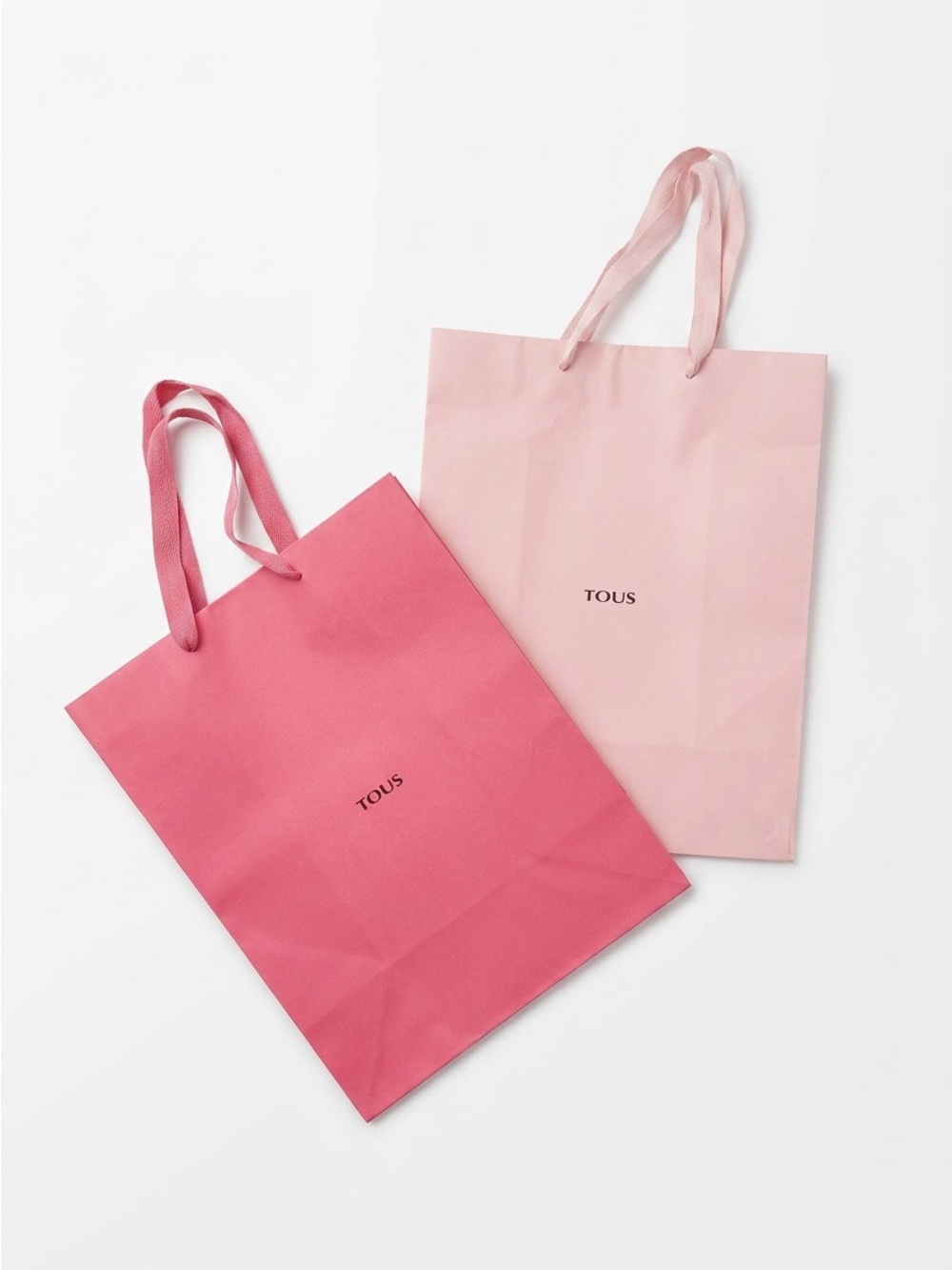🛍️ TOUS Large Gift Bag ~ Baby Pink & Hot Pink